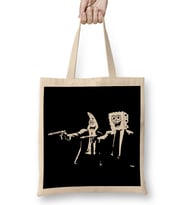 Spongebob Pulp Fiction Bez Çanta Uzun Saplı