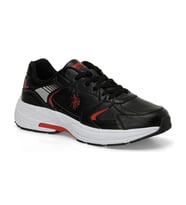 U.s. Polo Assn. Felix 4Pr Erkek Siyah-Kırmızı (40-45) Sneaker Ayakkabı
