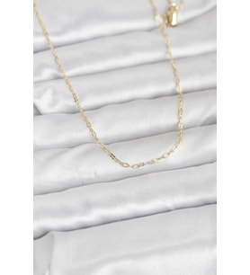 Şık 60 cm Zincirli Kadın Kolye - Altın Renkli