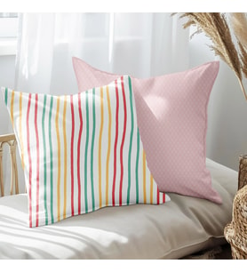 eJOYA Modern Tasarımlı 2'li Yastık İçi Ve Kırlent Kılıfı 45cm 113481