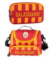Galatasaray Erkek Çocuk Nakışlı Beslenme Çantası ve Kalemlik Seti (İkili Set) - ME25541
