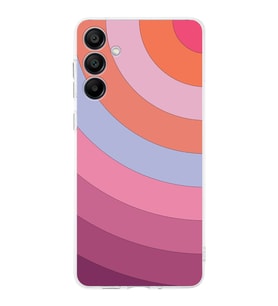 PrintiFy Samsung Galaxy A16 Uyumlu Kamera Korumalı Renk Cümbüşü F Tasarımlı Şeffaf Silikon Kılıf