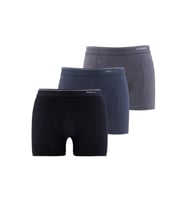 Erkek 3 Lü Tender Cotton Boxer 9673 (Siyah)