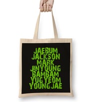 Kpop Got7 Members Name Bez Çanta Uzun Saplı
