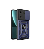 Tecno Pova 5 Uyumlu Kılıf Magnetik Standlı Kamera Korumalı Zore Sürgülü Vega Kapak