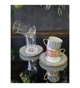 honey 2 kişilik kahve ve çay seti