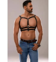 Mulvxbrf Brf02 Erkek Deri  Göğüs Harness - Brfm138 (Mulvix)
