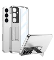 Galaxy S24 Plus Kılıf Kamera Korumalı Şeffaf Tasarımlı Zore Lego Standlı Kapak