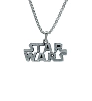 Star Wars Örme Zincir Kolye - Gümüş Kaplama - Erkek Kadın Kolye - No:1324