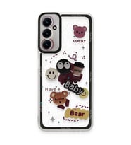 Samsung Galaxy A25 5g Kılıf Sweet Desenli Silikon Kapak - Sarı