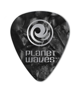 Planet Waves 1CBKP6-25 Selüloit Sert (Heavy) Gitar Penası - Siyah (25'li Paket)  Standart Ölçü, Güçlü Ses Projeksiyonu ve Dayanıklı Selüloit Gövde