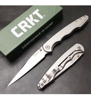 Crkt metal yarı otomatik çakı 21.5cm