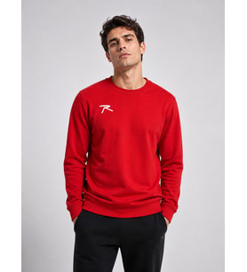 RARU Kırmızı Erkek Spor Sweatshirt - Frux