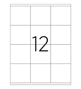 Jokey Kırtasiye 5 TABAKA A4 Laser Etiket Beyaz 105 x 48 mm