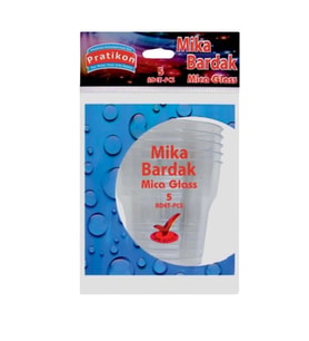 5'li Mika Bardak
