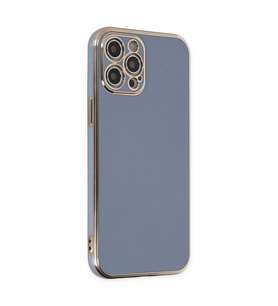 iPhone 12 Pro Kılıf Volet Silikon - Mavi
