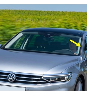 VW Passat B8.5 2020-2023 Ön Cam Sol Su Tutma Oluk Çıtası 3G0854327B