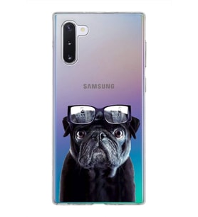 PrintiFy Samsung Galaxy Note 10 ile Uyumlu 1mm Slim Fit Köpek 3 050f Baskılı Şeffaf  Kılıf