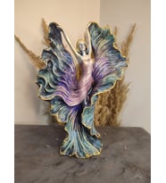 Yelpaze Etekli Kız Dekoratif Obje & Biblo ( Polyester )