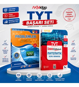 Sınav Yayınları TYT Matematik ve Apotemi Problemler Soru Bankası 2 Kitap Set