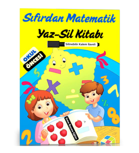 Sıfırdan Matematik YAZ-SİL Kitabı (3-7 Yaş)