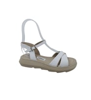 Zerhan C605 Kadın Beyaz Sandalet