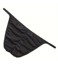 Erkek Siyah Büzgülü Slip İç Giyim