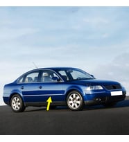 VW Passat B5.5 2001-2005 Sağ Ön Kapı Bandı Çıtası Kromlu 3B0853516C
