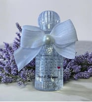 Söz - Nişan -Nikah Hediyesi Simli ve İncili Kolonya (10 Adet) 022 (Şeffaf)