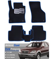 KİA SORENTO (2002-2009) Uyumlu EVA Paspas Tam Set–Araca Özel,Kolay Montaj,Su Geçirmez
