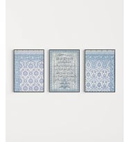 Osmanlı Desenli 3’lü Dekoratif Duvar Poster Seti