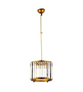 Avize Çarşısı Luce Eskitme Renkli, Taşlı, Tekli Sarkıt Avize, BS.7428-52-25