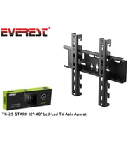 Everest TK-25 12"-40" Sabit Askı Aparatı (Siyah)