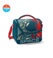 Coral High Kids Çivit Kırmızı Astronot Desenli Thermo Beslenme Çantası 11840