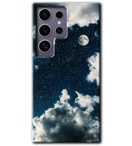 Galaxy S24 Ultra Kılıf HD Desen Baskılı Kılıf - Gece Gökyüzü