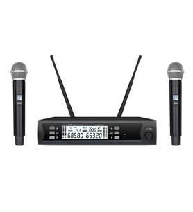 Camimarket C-105 UHF Kablosuz Çift El Mikrofonu