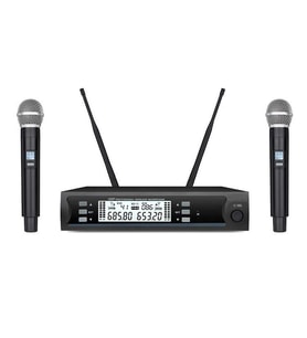 Camimarket C-105 UHF Kablosuz Çift El Mikrofonu