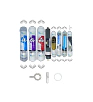 PWS Kapalı Kasa Su Arıtma Cihazı  STD 8li Platinium mebran B12+şeffaf mineral+detox+gümüş iyon