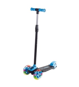 Furkan Cool Wheels Led Işıklı 3 Tekerlekli Yükseklik Ayarlı Scooter (Mavi)