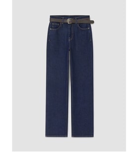 LCW Modest İndigo Beli Kemerli Straight Jean