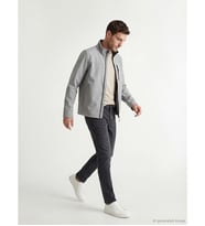 LCWAIKIKI Classic Gri Dik Yaka Erkek Ceket