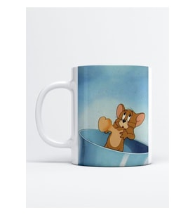 Tom Ve Jerry Kalp Baskılı Porselen Kupa Bardak