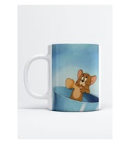 Tom Ve Jerry Kalp Baskılı Porselen Kupa Bardak