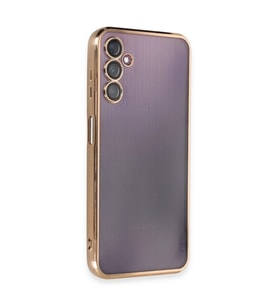 Samsung Galaxy A14 4g Kılıf Kamera Korumalı Lensli Silikon - Gold