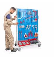 Avadanlık Standı Model 21 (1000x600x1660 mm) (Gri - Mavi)