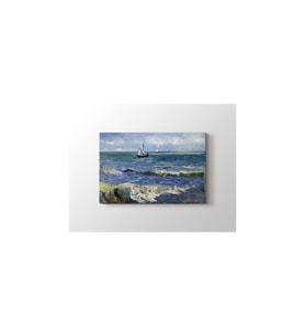Vincent Van Gogh - Seascape Near Les Saintes-maries-de-la-mer Premium Kanvas Tablo