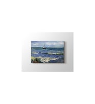 Vincent Van Gogh - Seascape Near Les Saintes-maries-de-la-mer Premium Kanvas Tablo