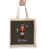 Nutcracker Funny Christmas Bez Çanta Uzun Saplı