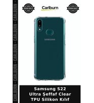 Samsung S22 Ultra Şeffaf Clear TPU Silikon Kılıf Cep Aksesuarı Mobil Aksesuar