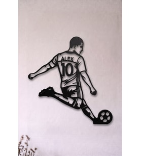 Alex de Souza Efsane Futbolcular Serisi 3D Baskı Wall Art Duvar Dekoru - Taraftar Odası Dekorasyonu